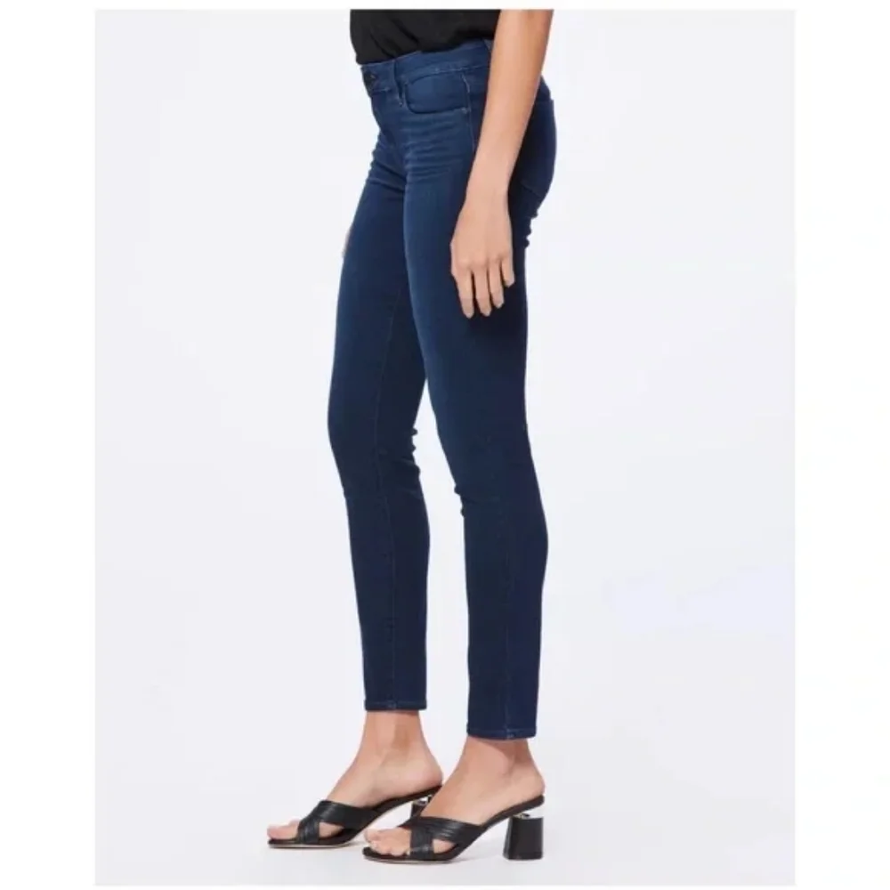 💠PAIGE DENIM Verdugo Ankle Cropped Ultra Skinny Jeans High Waist Womens Size 31